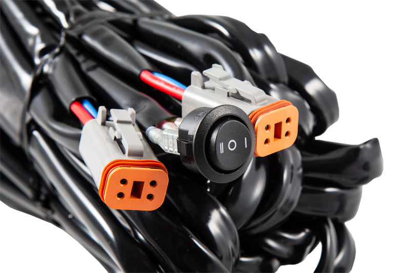 Diode Dynamics Heavy Duty Dual Output 3-way 4-pin Wiring Harness DD4093