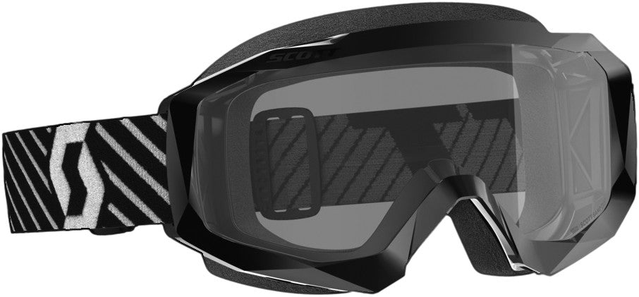 SCOTT Hustle X Sand/Dust Black/White W/Grey Lens 268187-1007116