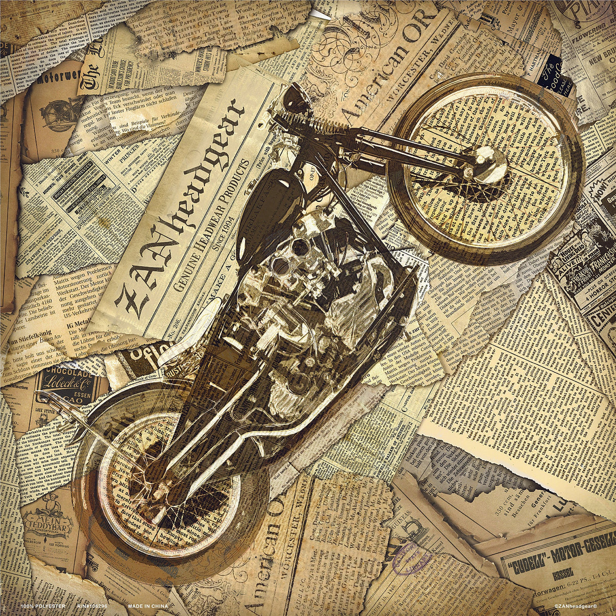 ZAN Deluxe Bandanna Classic Times BD103