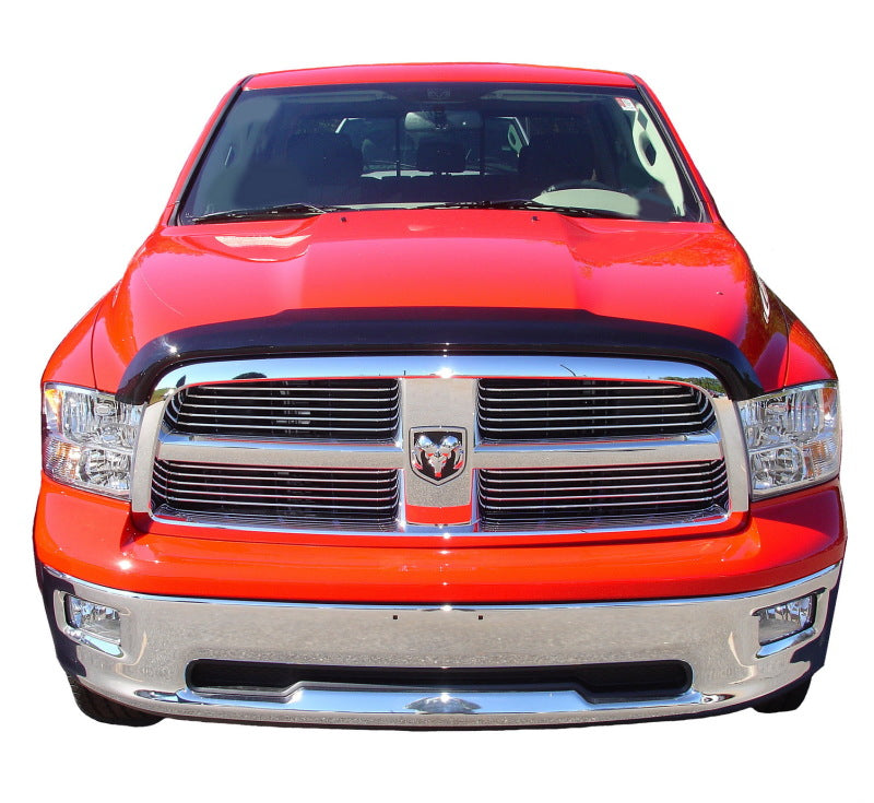 AVS 09-18 Dodge RAM 1500 (Excl. Rebel Models) High Profile Bugflector II Hood Shield - Smoke 25045