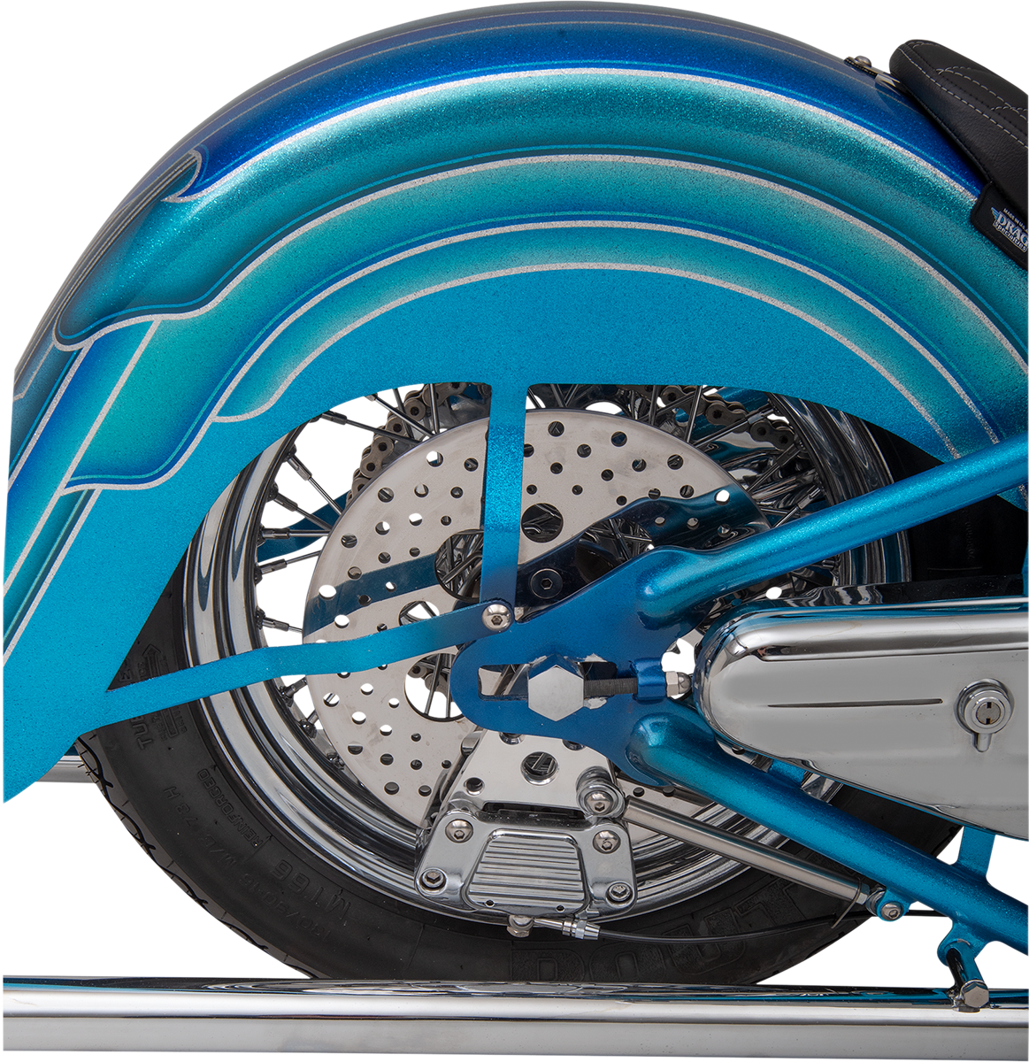 DRAG SPECIALTIES Rueda trasera - Disco único/Sin ABS - Cromada - 16"x3.00" 64435