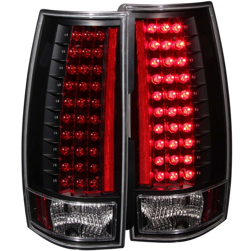 ANZO 2007-2013 Chevrolet Suburban LED Taillights Black 311084