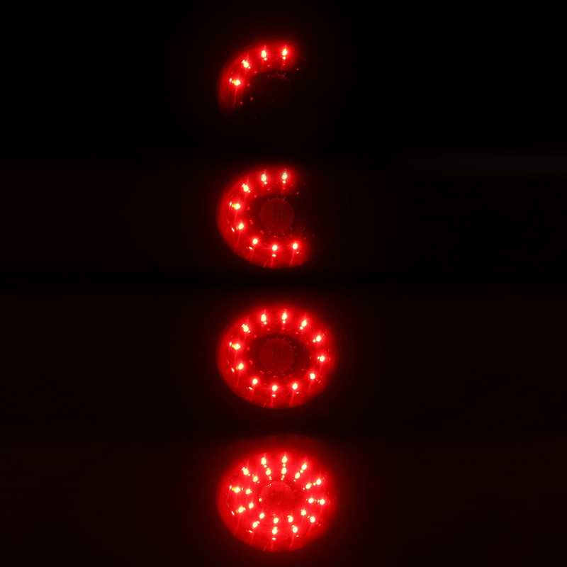 AlphaRex 05-13 Chevrolet Corvette PRO-Series LED Tail Lights Jet Black 610020