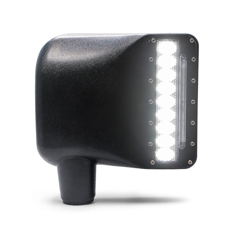 DV8 Offroad 07-18 Jeep Wrangler JK LED Mirror Housing w/ Turn Signal Option BCME27W3W