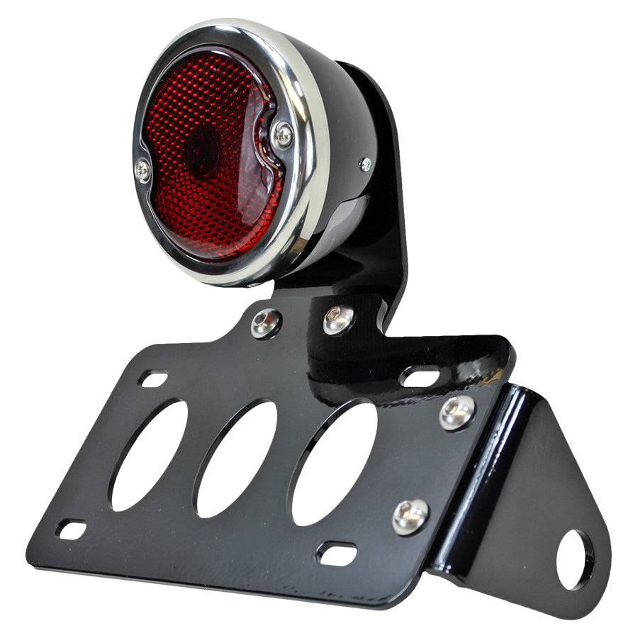 TC BROS S-Mnt Taillit/Lic Plt Brkt Black 33 Ford 107-0026