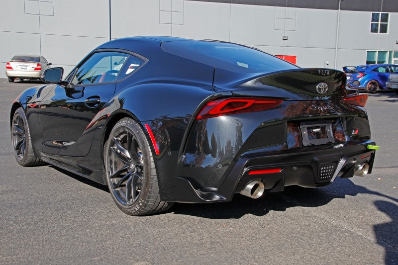 Perrin 2020 Toyota Supra Tow Hook Kit (Rear) - Neon Yellow PTP-BDY-250NY