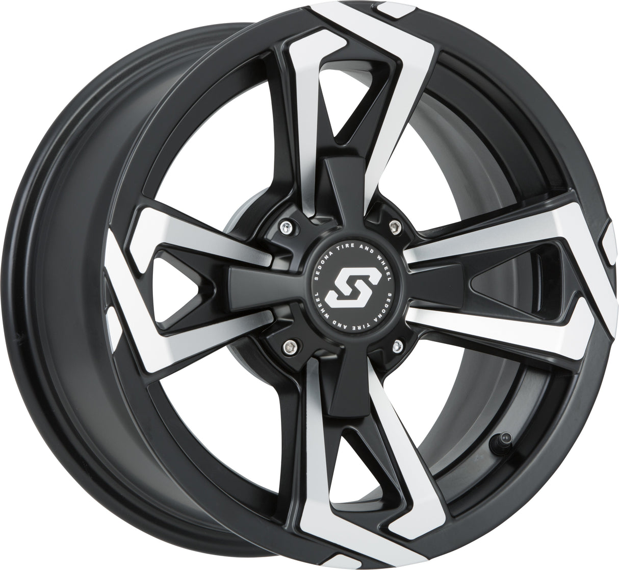SEDONA Riot Wheel 14x7 4/110 6+1 (+30mm) Blk/Machined A8147011-61S