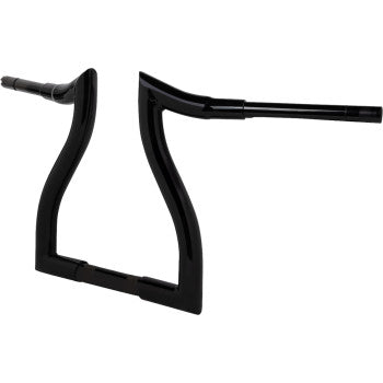 LA CHOPPERS Handlebar - Pre-Wired - Hammerhead - 12" - Black Glide 2015-2022 LA-7316-12BW