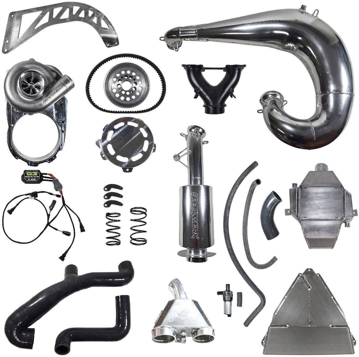 SPEEDWERX Supercharger Kit A/C 800 `18-19 6 000' + ACSC-800-018-6+