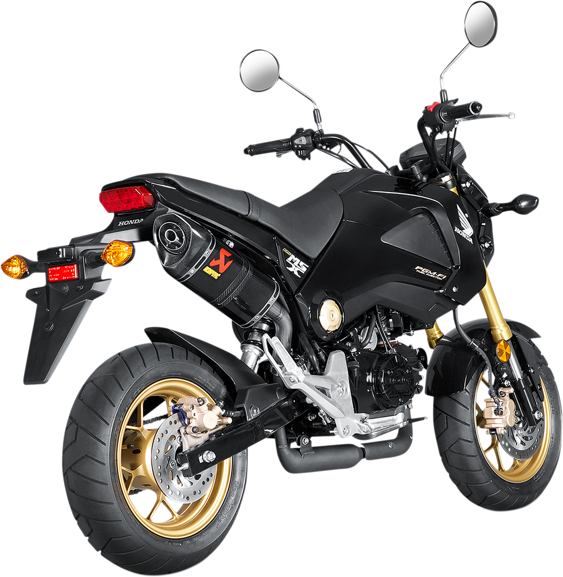 AKRAPOVIC Slip-On Line Muffler - Carbon Fiber Grom 125 MSX 2013-2015 S-H125SO1-HAPC 1811-2692