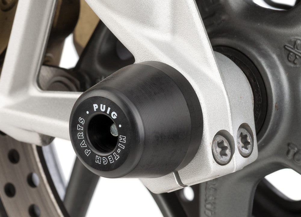 PUIG Axle Sliders Front Black 7734N