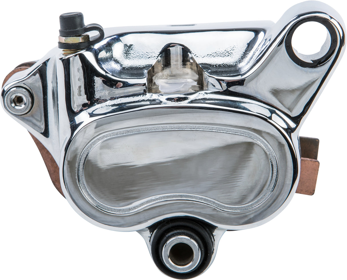 HARDDRIVE Brake Caliper Assembly Rear Chrome 2008-Up Softail/Dyna 84412