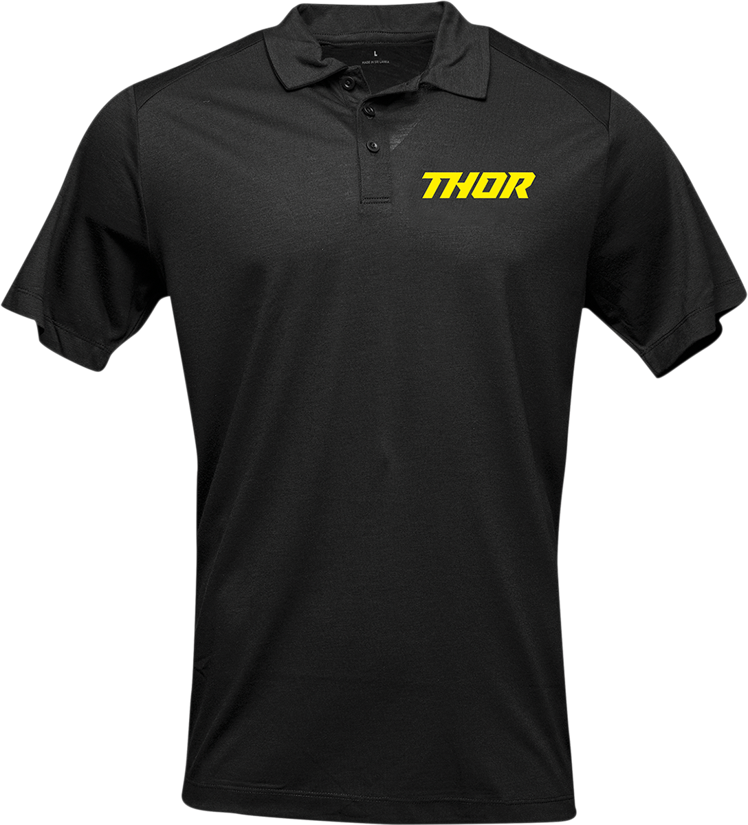THOR Loud Polo Shirt - Black - 2XL 3040-2622