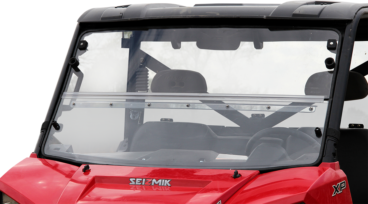 SEIZMIK Folding Windshield - Hard Coated Polycarbonate 25001