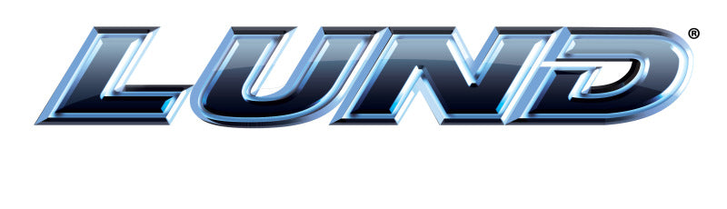 Lund 07-17 Chevy Silverado 1500 Crew Cab 4in. Oval Straight Steel Nerf Bars - Black 23610545