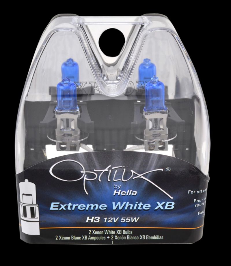 Hella H3 12V 55W Xen White XB Bulb (Pair) LAH71071312