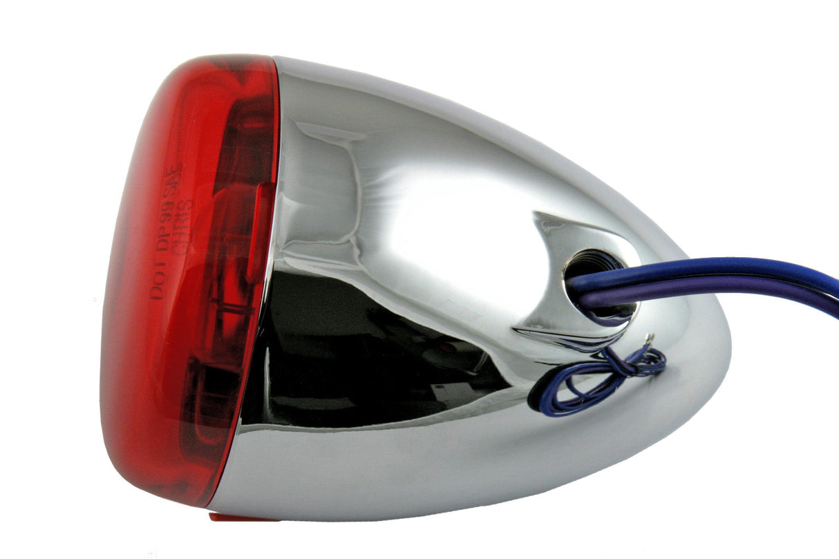 CHRIS PRODUCTS Turn Signal Bullet Style Red 8501R