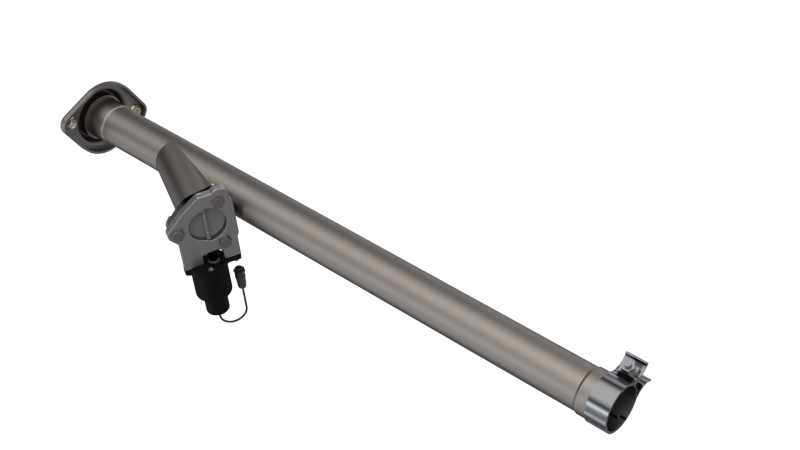 QTP 15-18 Ford F-150 CC/EC Standard Bed 2.5in 304SS Aggressor Cutout Mid Pipe 540015