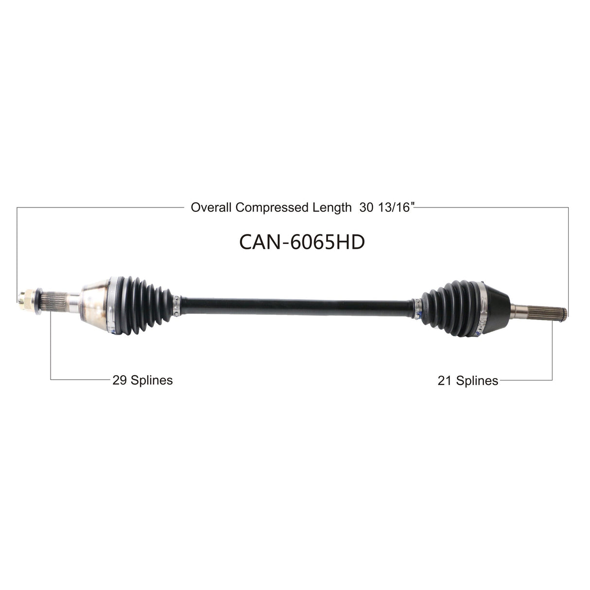 OPEN TRAILHd 2.0 Axle Front LeftCAN-6065HD