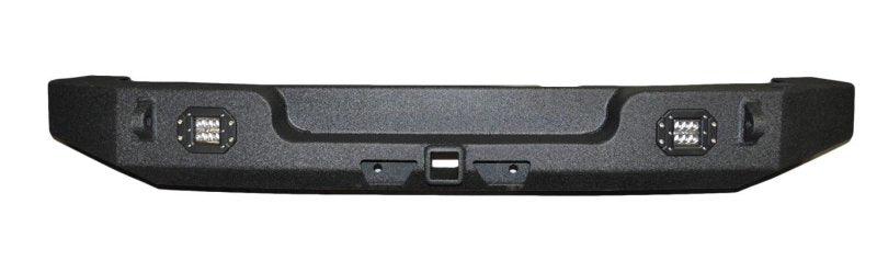 DV8 Offroad 07-18 Jeep Wrangler JK Full Length Rear Bumper w/ Light Holes RBSTTB-11