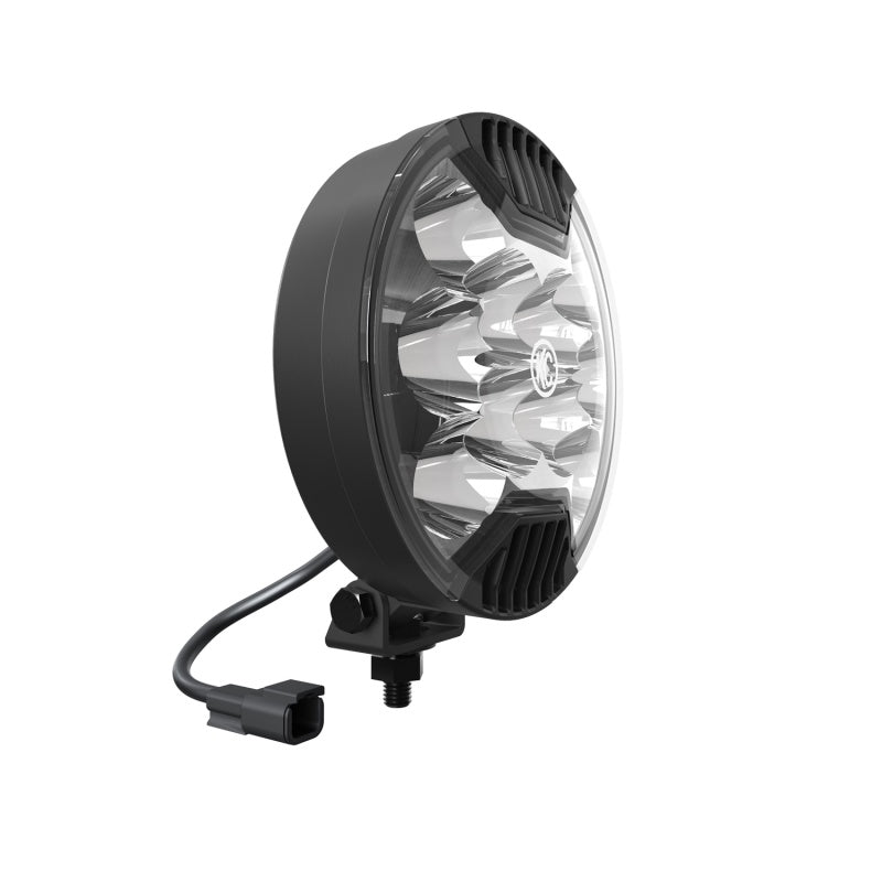 KC HiLiTES SlimLite 6in. LED Light 50w Spot Beam (Pair Pack System) - Black 100
