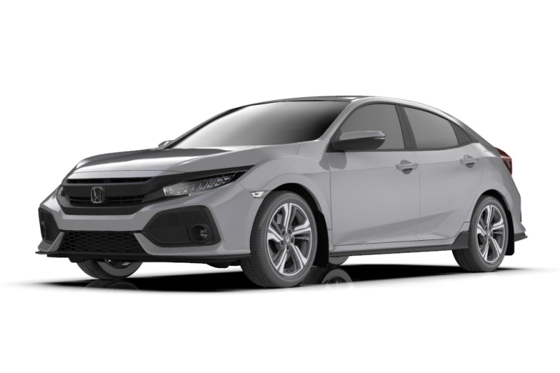 Rally Armor 17-21 Honda Civic Sport & Touring (Hatch) Black UR Mud Flap w/ Dark Grey Logo MF51-UR-BLK/DGRY