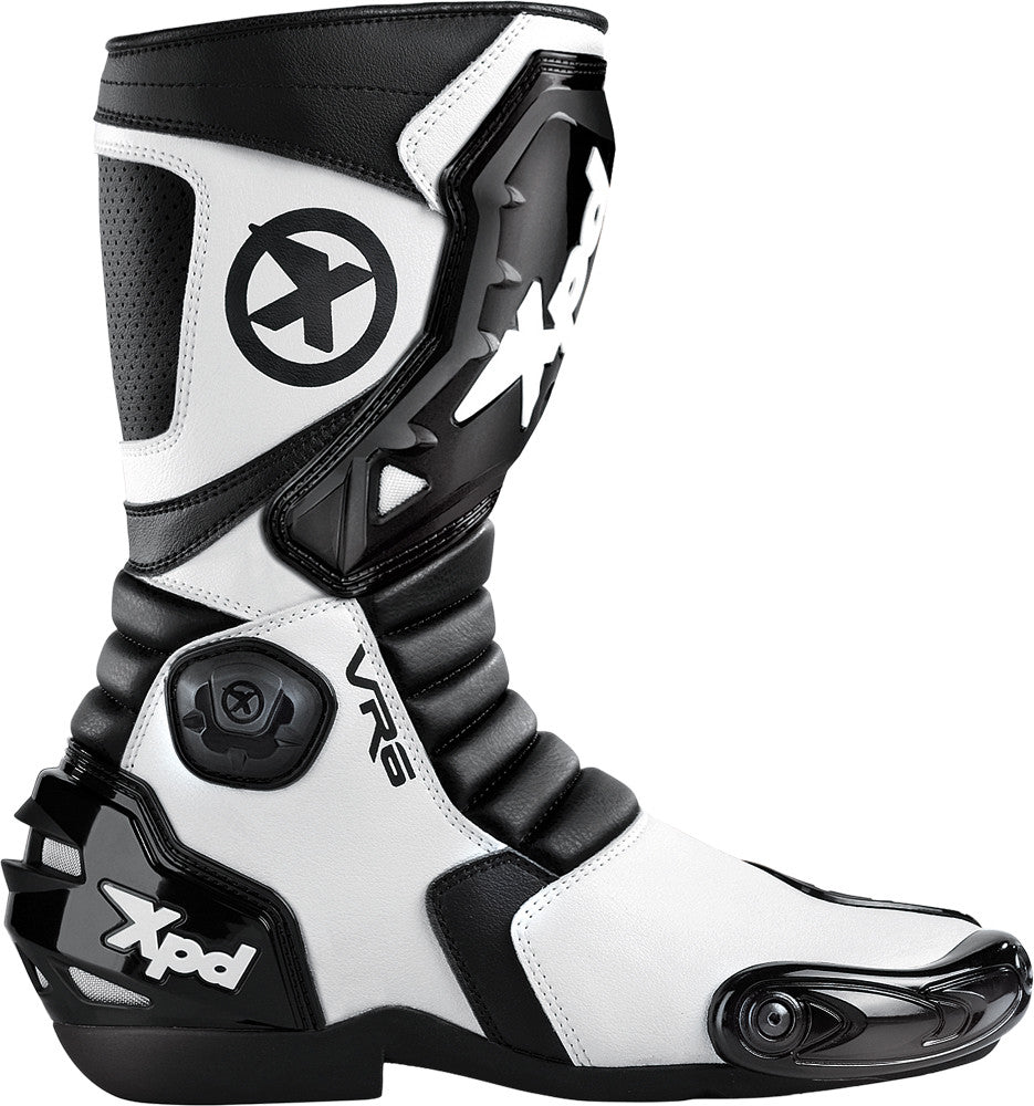 SPIDI Vr-6 Boots Black/White E45/Us10.5 S58-011-45