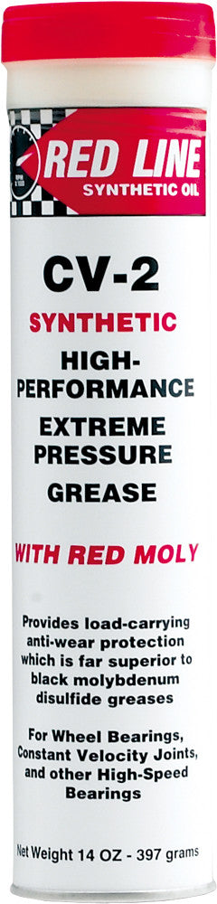 RED LINE Cv-2 Grease W/Moly 14oz Tube 80402