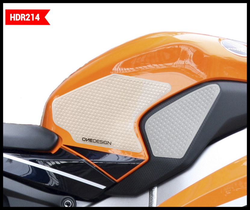 ONE EMBLEMSHdr Tank Side Pad Clear HonHDR214