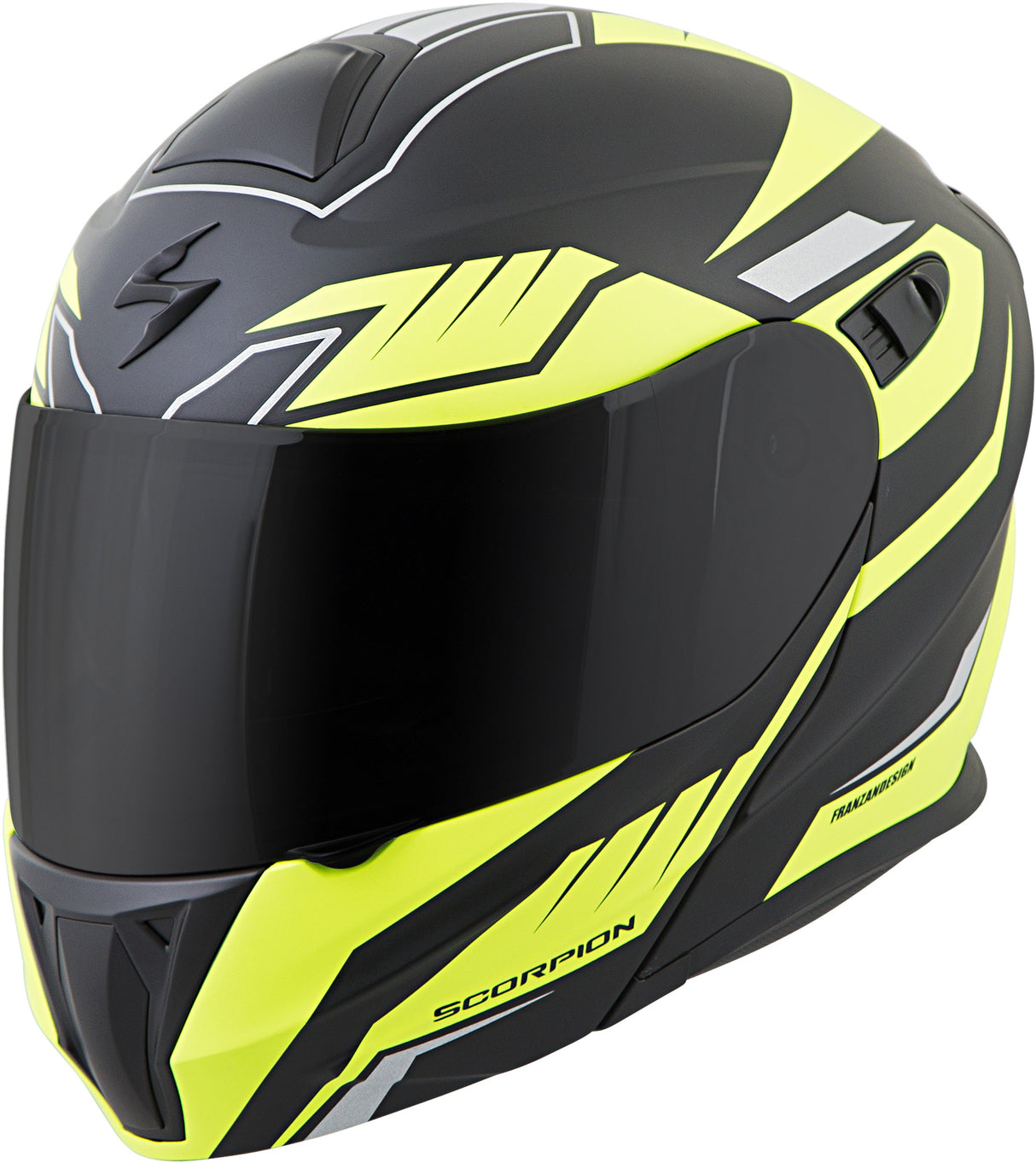 SCORPION EXO Exo-Gt920 Modular Helmet Shuttle Neon 3x 92-1438