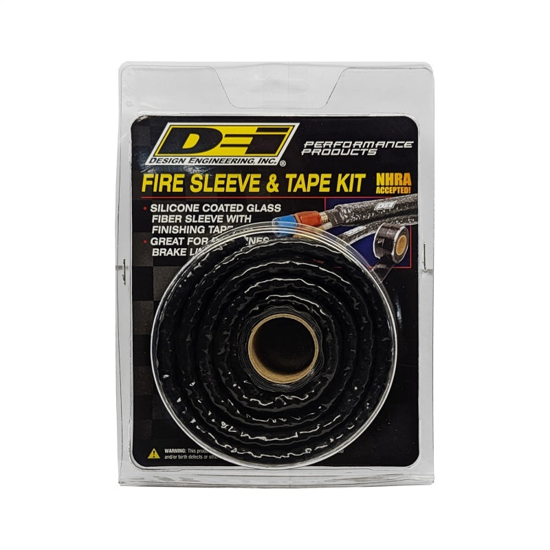 DEI Fire Sleeve and Tape Kit 3/8in I.D. x 3ft 10470