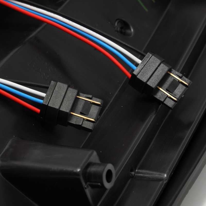 AlphaRex 14-18 Chevrolet Silverado 1500 PRO-Series LED Tail Lights Jet Black 620010