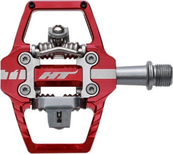 HT COMPONENTS T1 Mtb Pedal Red 68x84x17mm Cleat Included 102001T1223101