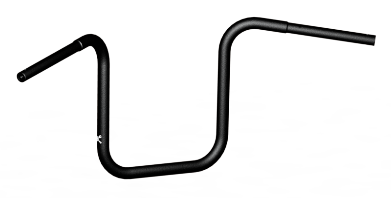 Burly Brand Ape Hanger 12in - Black B12-1700TFB