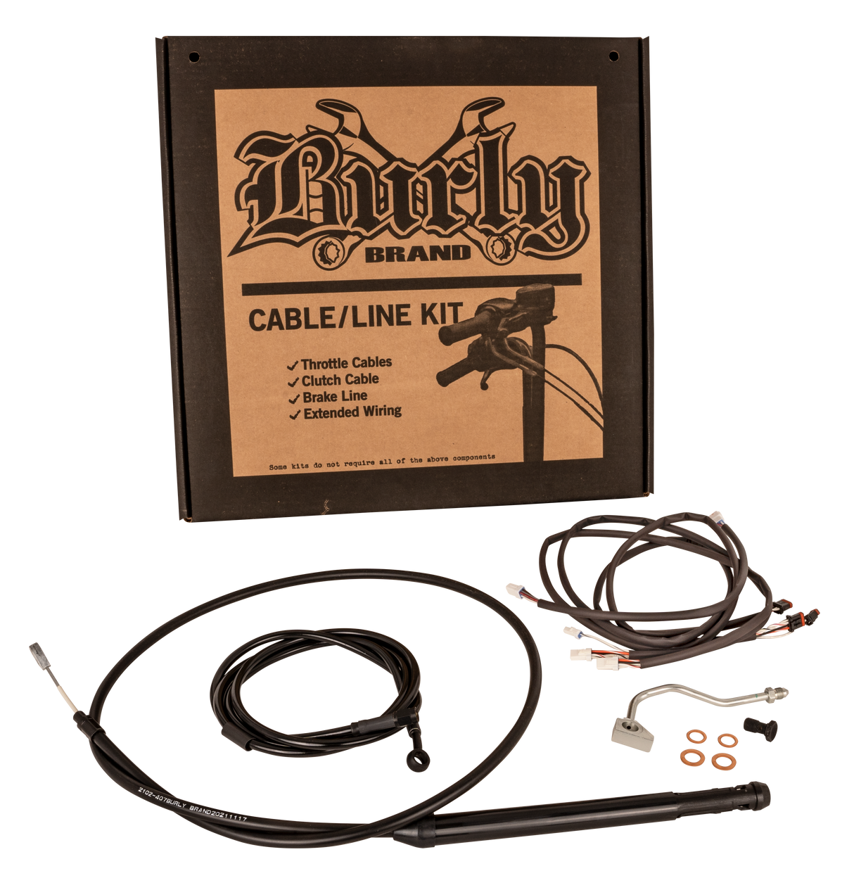 BURLY BRAND Cntrl Kit 18" Gorilla Blk `21-22 Flhr/Fltr W/Abs B30-1310