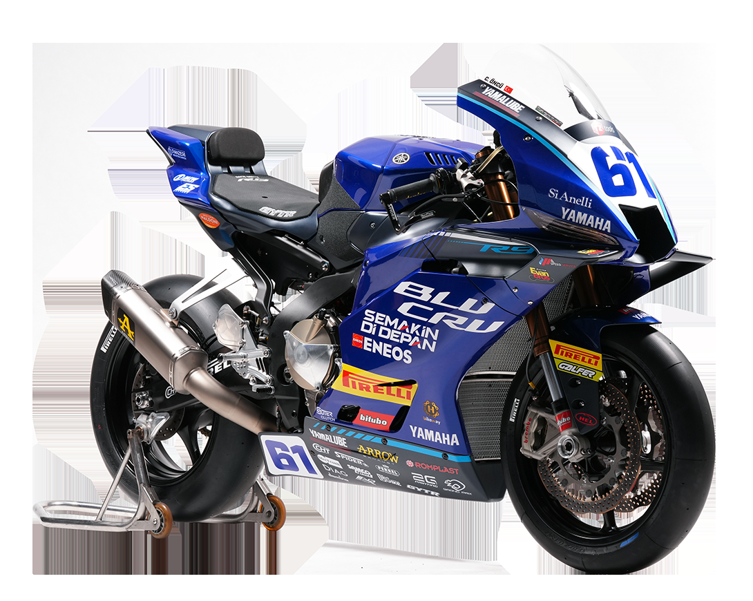 71241PTR Arrow Yzf R9 2025 Competition Evo Titanium Full system exhaust NO db killer 105db