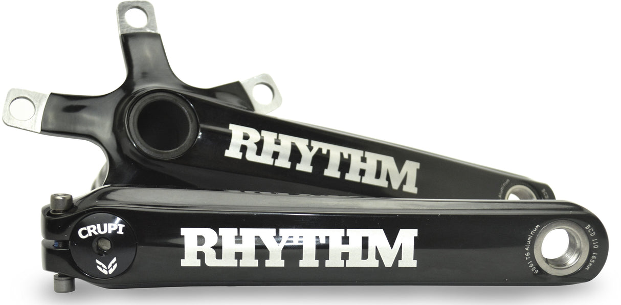 CRUPI Expert 2-Piece Alloy Crank Set Black 150mm 20251-B