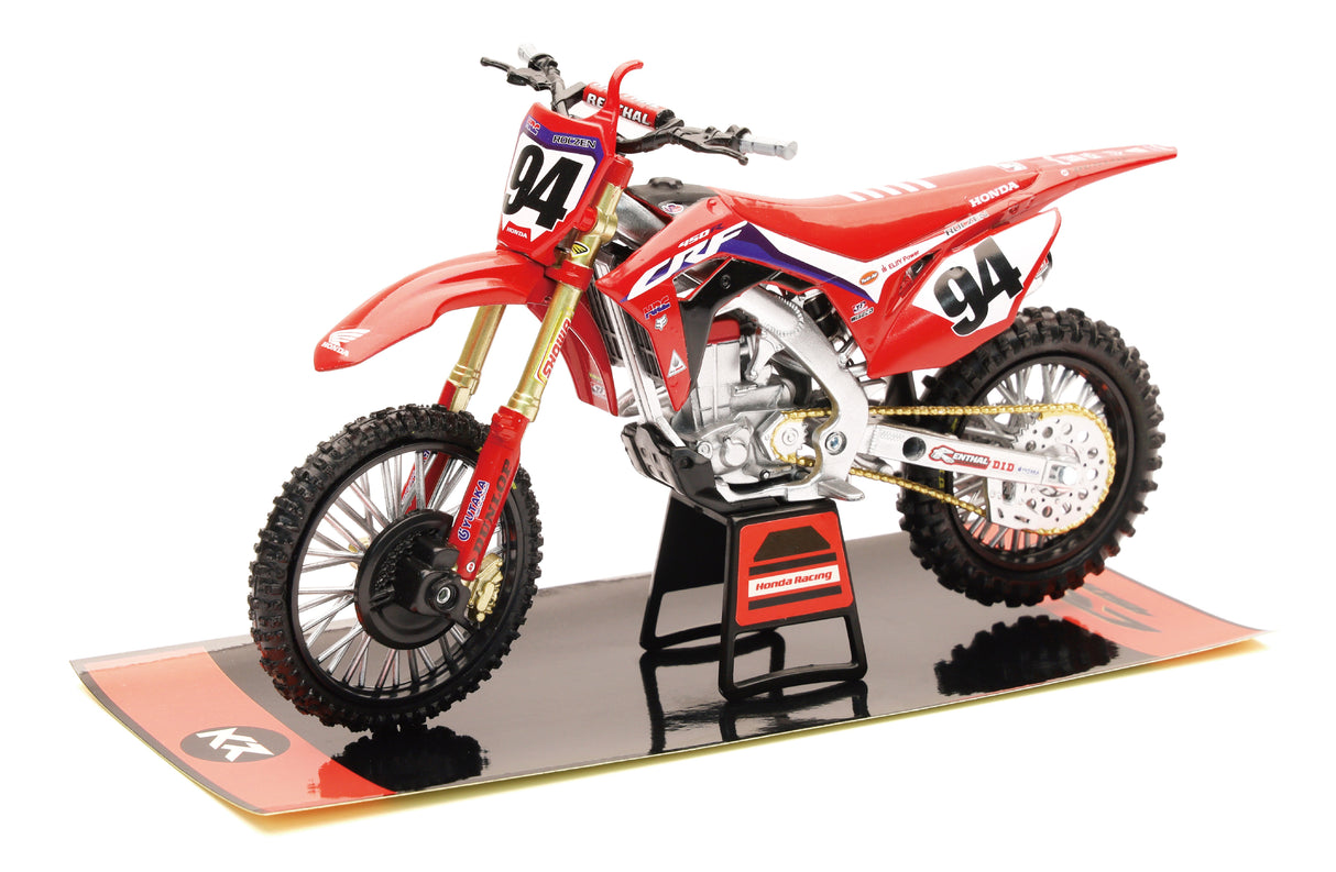 NEW-RAYReplica 1:12 Race Bike 17 Honda Crf450r Red(Roczen)57923