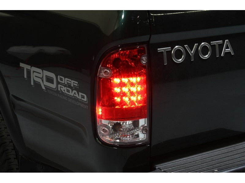 Spyder Toyota Tacoma 95-00 LED Tail Lights Red Clear ALT-YD-TT95-LED-RC 5008022