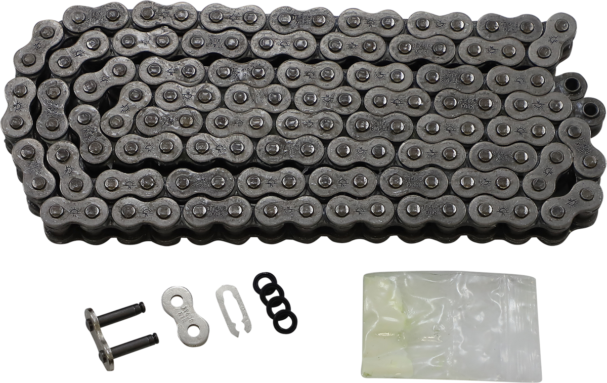 JT CHAINS 428 X1R - Heavy-Duty - X-Ring Sealed Drive Chain - Steel - 128 Links JTC428X1R128SL