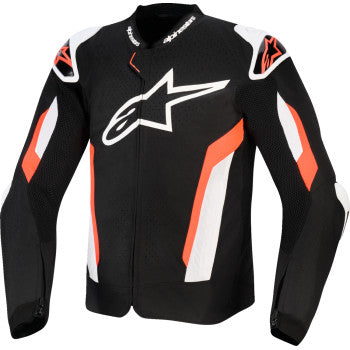 ALPINESTARS T-GP Air Jacket - Black/Red Fluo - 2XL 3300626-1030-2XL