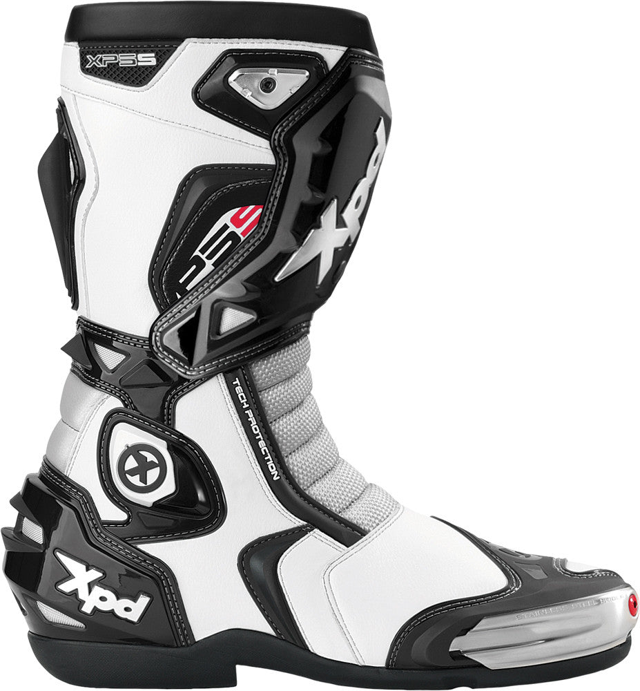 SPIDI Xp5-S Boots White/Black E42/Us8.5 S65-001-42