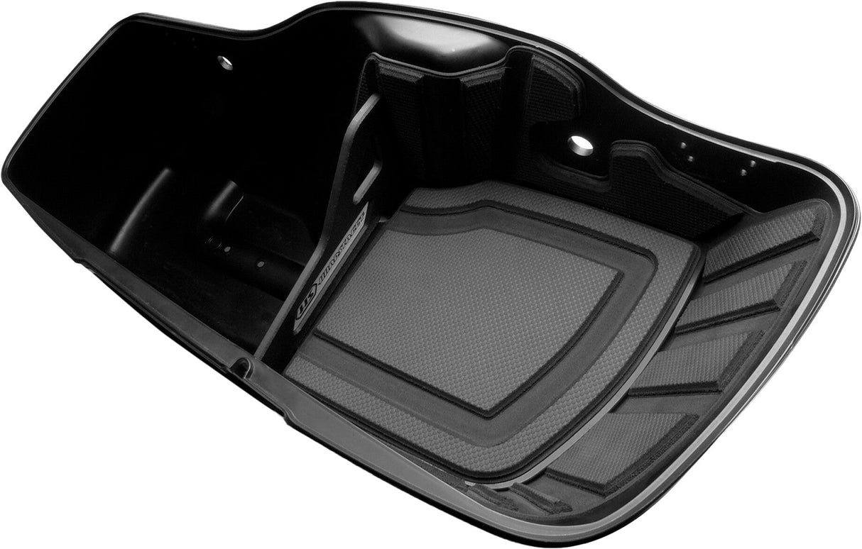 HARDSTREET 05-13 Hd Saddle Bag Shelf Set Standard Charcoal HSL-1024-SBSH-HD-BB