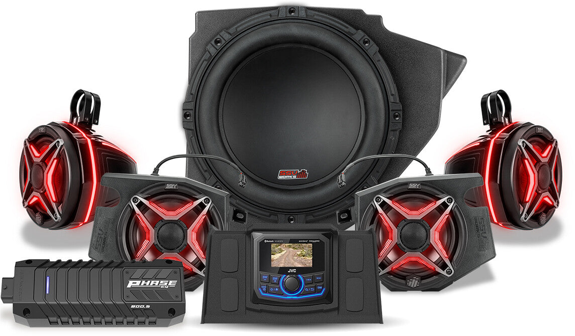SSV WORKS 5 Speaker Kit Phase Eq W/ Jvc Controller RZ34-Q5V1
