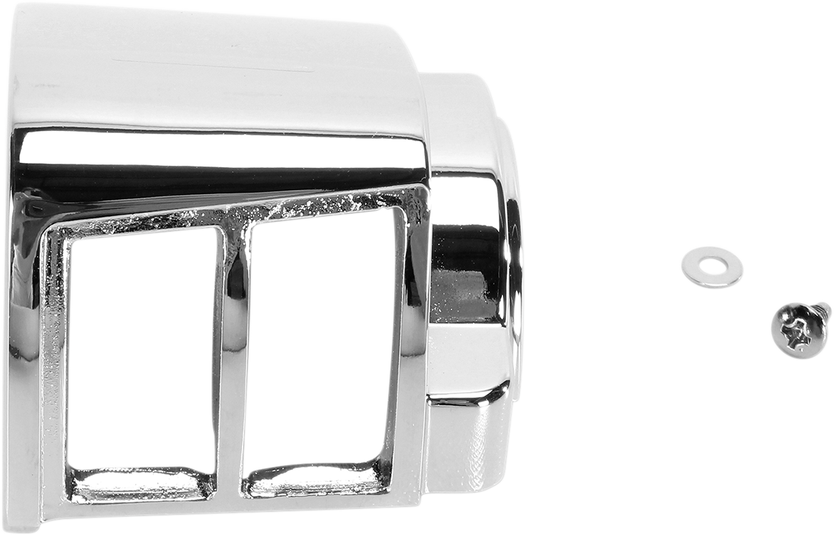 DRAG SPECIALTIES Carcasa del interruptor - Derecha - Superior - Cromo 07-0544A-BC114