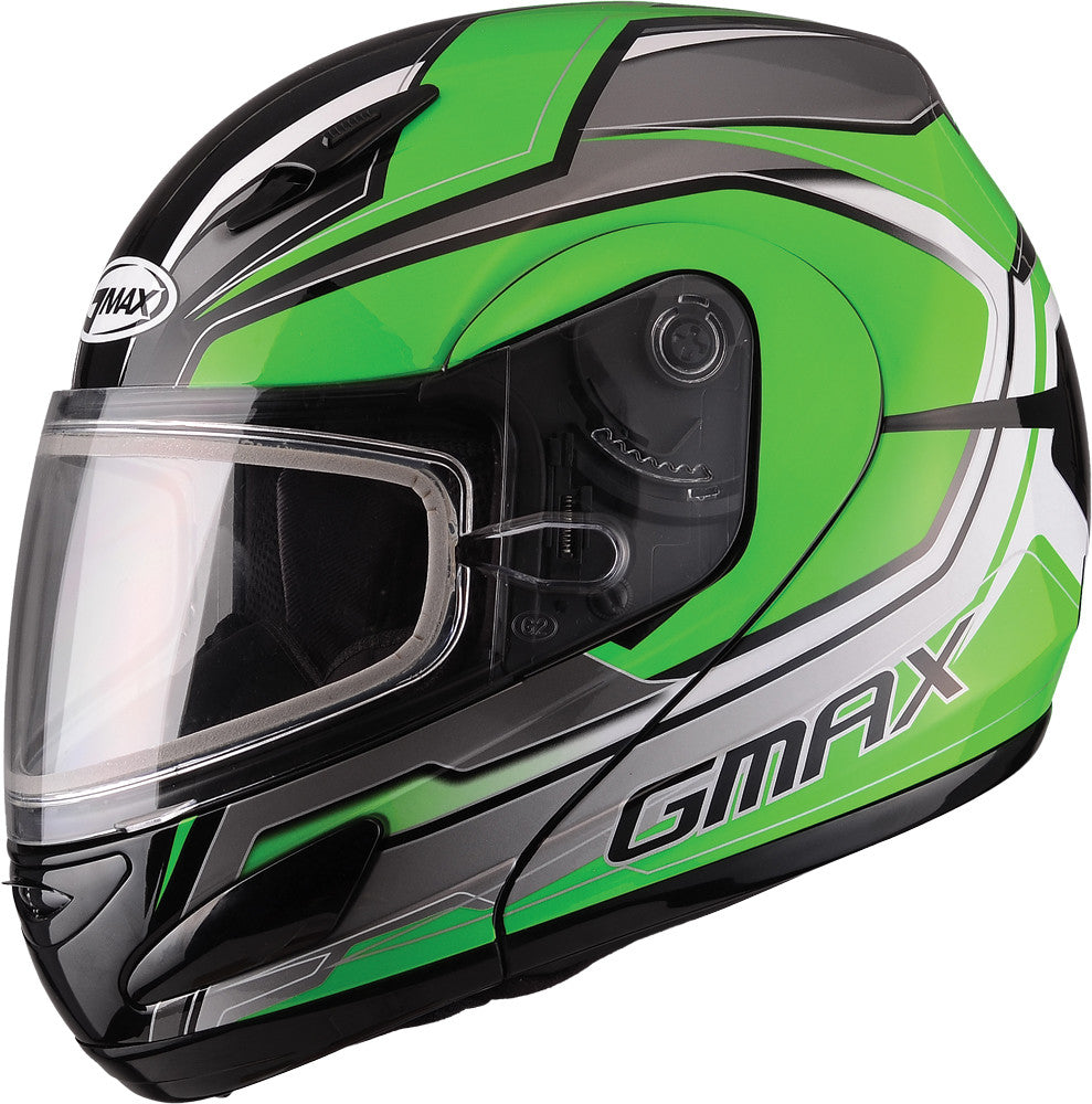 GMAX Gm-44s Modular Helmet Glacier Green/Silver/Black S G6444224 TC-3