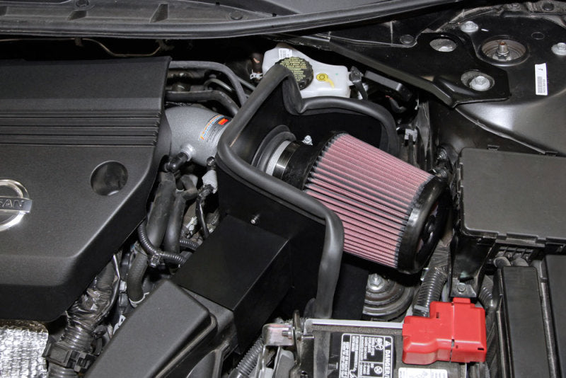 K&N 69 Series Typhoon Performance Intake Kit - Silver for 13-14 Nissan Altima 2.5L L4 69-7064TS