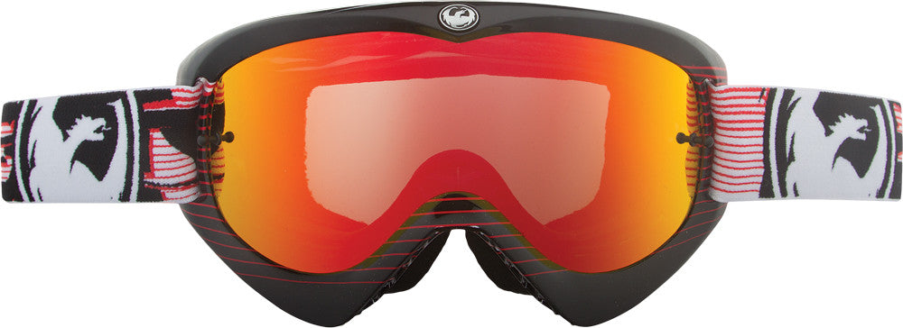 DRAGON Mdx Goggle Nerve Red W/Red Ionized Lens 722-1482