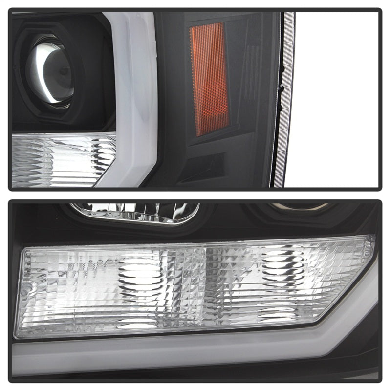 Spyder GMC Sierra 1500/2500/3500 07-13 V2 Projector Headlights- Black PRO-YD-GS07V2-LBDRL-BK 5083630