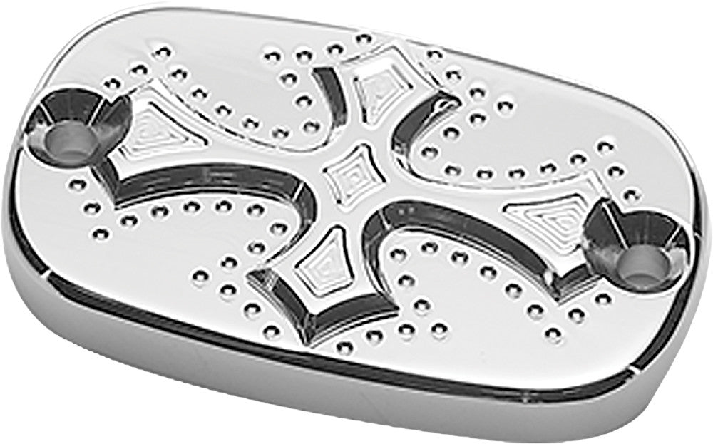 PREC. BILLET Lower Brake Cylinder Cover Dark Side Dyna Chrome DRK-340-DYN-CHR